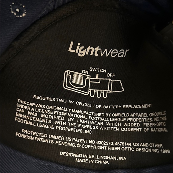 Lighted Patriots Hat - Picture 3 of 6